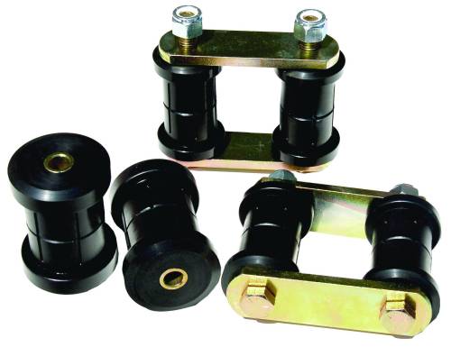 Polygraphite Bushings - H.D. Rear Leaf Spring Shackle Kit