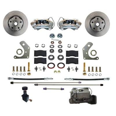 Leed Brakes - Front Disc Brake Conversion Kit (With factory power drum brakes)