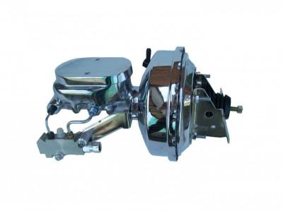 Leed Brakes - 9" Chrome Power Booster and Master Cylinder - Image 1
